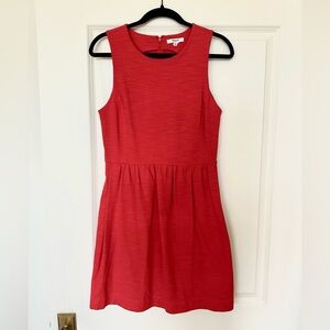 Madewell Red Sleeveless Dress